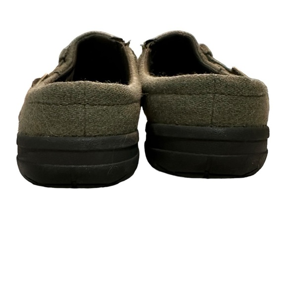Merrell Olive Green Encore Kassie Wool Slip-on Buckle Clog - Picture 3 of 9